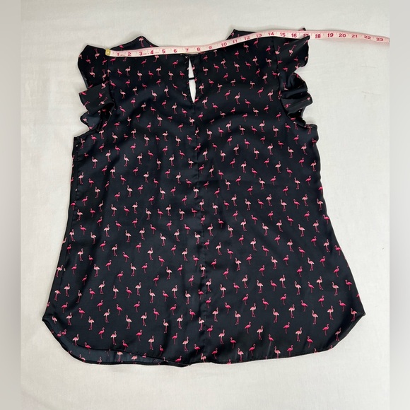 I LOVE RONSON Women’s Top Black/pink Size L - Picture 3 of 9